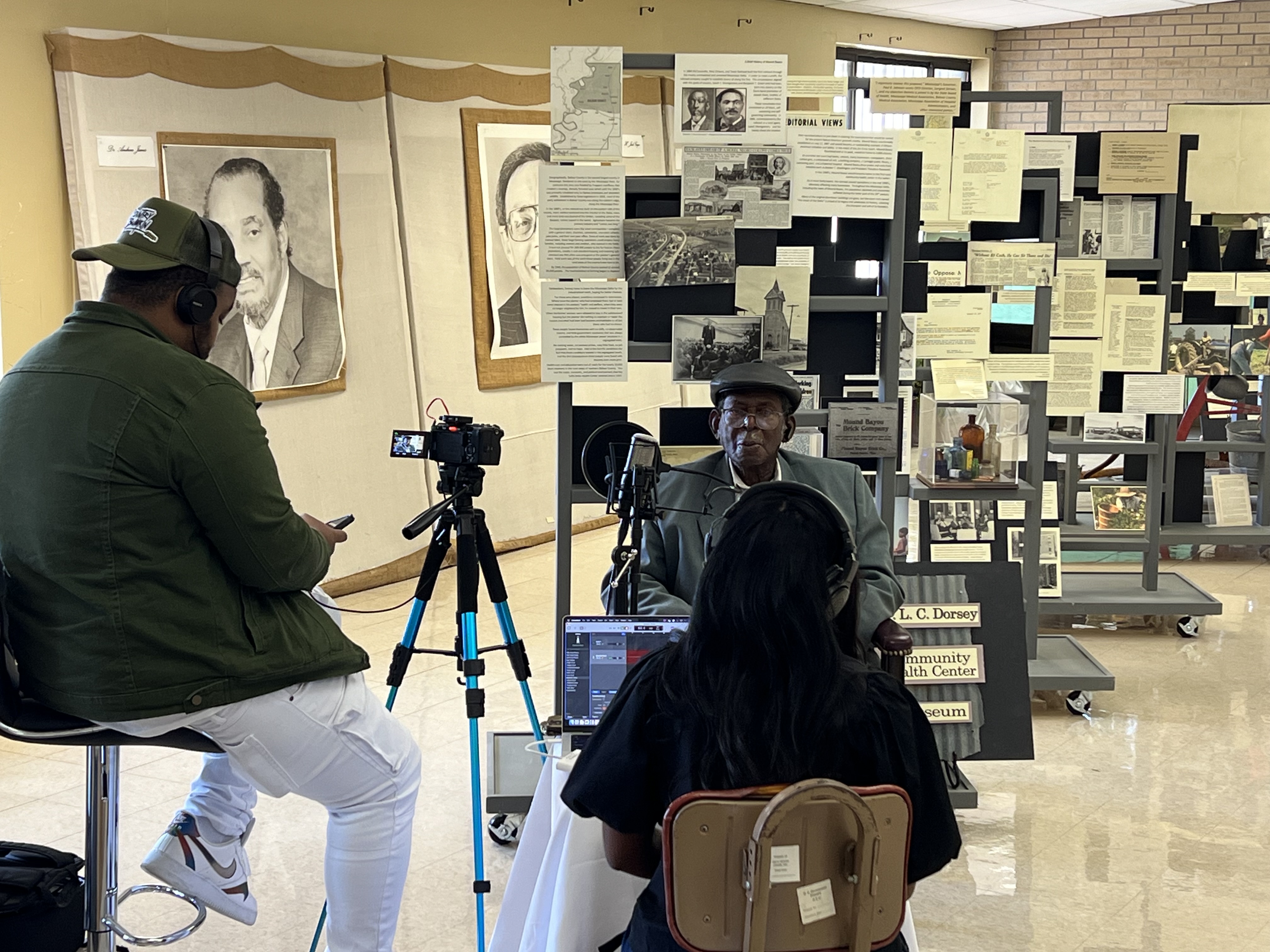 Yasmine Ware at the Mound Bayou Museum